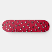 Red Eyes Pattern - Horror Gothic Ästhetik Skateboard (Horizontal)