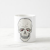 Red Eyes Skull Kaffeetasse (Mittel)