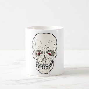 Red Eyes Skull Kaffeetasse