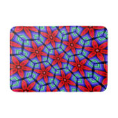 Red Fabrics Blume Muster Badematte (Vorderseite)