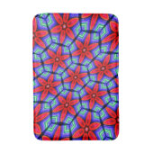 Red Fabrics Blume Muster Badematte (Vorderseite Vertikal)