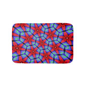 Red Fabrics Blume Muster Badematte (Vorderseite)