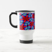 Red Fabrics Blume Muster Reisebecher (Links)