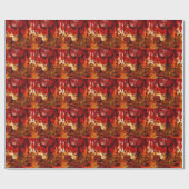 Red Face Graffiti Geschenkpapier (Flach)