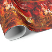Red Face Graffiti Geschenkpapier (Rolleneckpunkt)