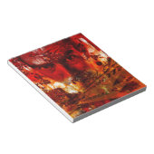 Red Face Graffiti Notizblock (angewinkelt)