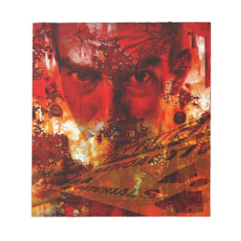 Red Face Graffiti Notizblock