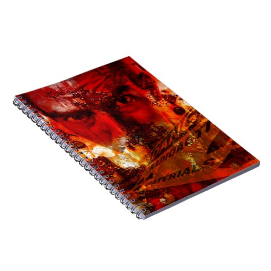 Red Face Graffiti Notizblock (Rechte Seite)