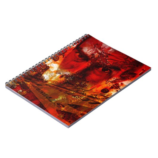 Red Face Graffiti Notizblock (Linke Seite)