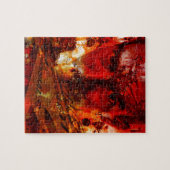 Red Face Graffiti Puzzle (Horizontal)
