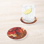 Red Face Graffiti Untersetzer (Seite)