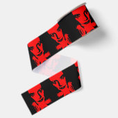 Red Face Lady Ribbon Ripsband (Rückseite)