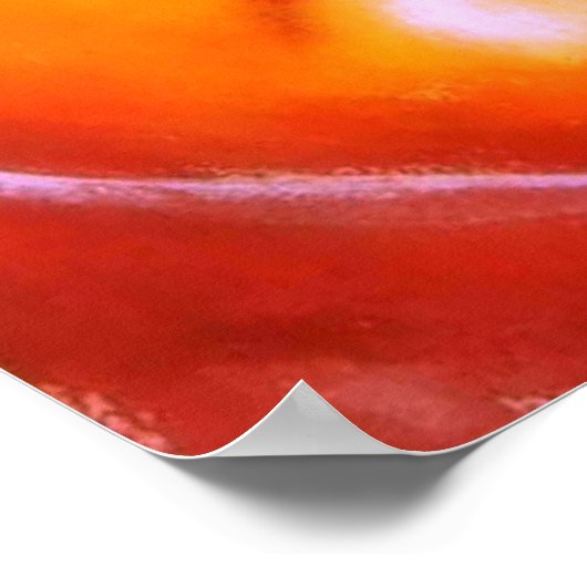 Red Face Poster (Ecke)