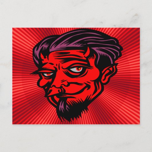 Red Faced Devil Postkarte (Vorderseite)