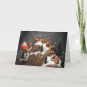 Red-Faced Rudy Feiertagskarte (Vorderseite)