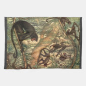 Red Faced Spider Monkeys von Louis Sargent Geschirrtuch (Horizontal)