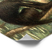 Red Faced Spider Monkeys von Louis Sargent Poster (Ecke)