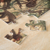 Red Faced Spider Monkeys von Louis Sargent Puzzle (Seite)