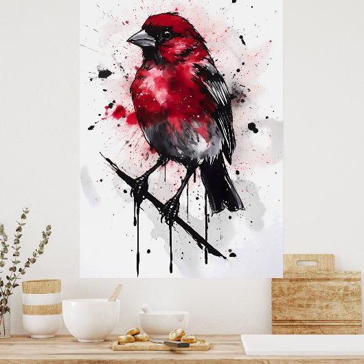 Red Factor Canary Poster (Küche)