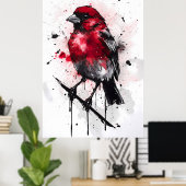 Red Factor Canary Poster (Heimbüro)