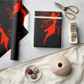 Red Fairy Geschenkpapier