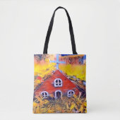 Red Fairy House Colors Tasche (Vorderseite)