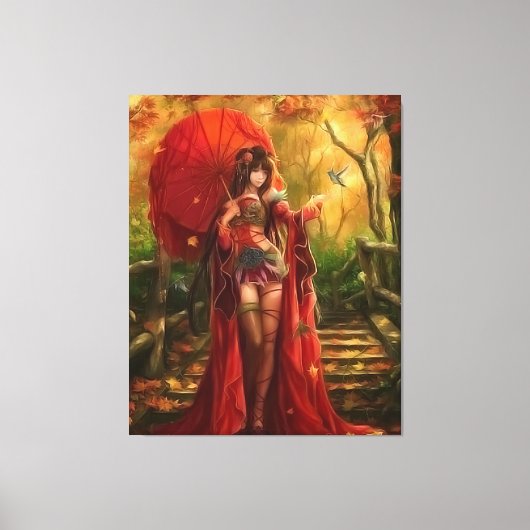 Red Fairy Leinwanddruck (Vorderseite)