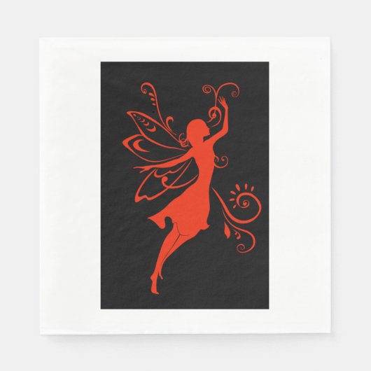Red Fairy Serviette (Vorderseite)