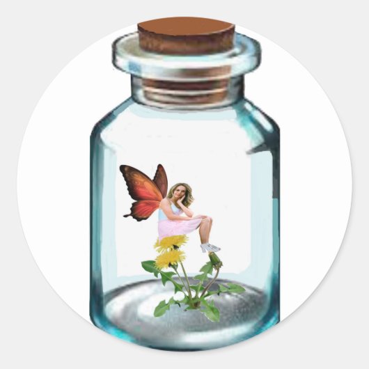 Red Fairy Umschlag Aufkleber (Vorderseite)