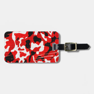 Red Fallout Camouflage (AOM Design) Gepäckanhänger