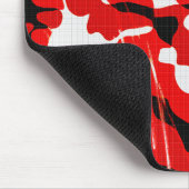 Red Fallout Camouflage (AOM Design) Mousepad (Ecke)