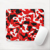 Red Fallout Camouflage (AOM Design) Mousepad (Mit Mouse)