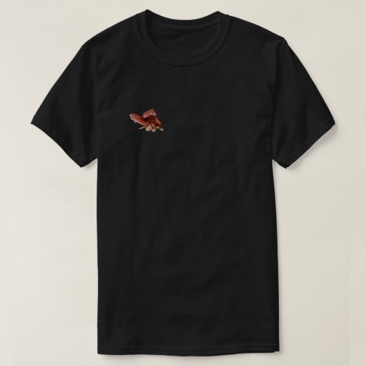 Red Fantail Goldfish T-Shirt (Design vorne)