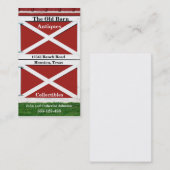Red Farm Barn Door Business Card Visitenkarte (Vorne/Hinten)