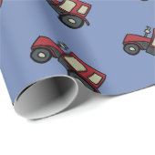 Red Farm Traktor Geschenkpapier (Rolleneckpunkt)