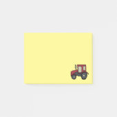 Red Farm Traktor Post-it Klebezettel (Vorderseite)
