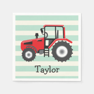 Red Farm Traktor Serviette