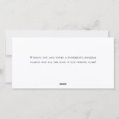 Red Farm Truck Weihnachten Firmengrüße (Rückseite)