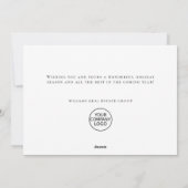 Red Farm Truck Weihnachten Firmengrüße (Rückseite)