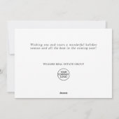 Red Farm Truck Weihnachten Firmengrüße (Rückseite)