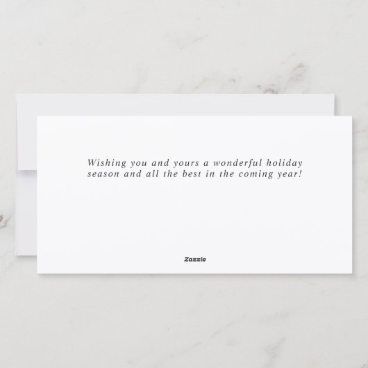 Red Farm Truck Weihnachten Firmengrüße (Rückseite)