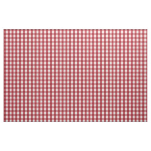 Red Farmhouse Gingham Kariert Checkered Pattern Stoff (Yard (91,4 cm))