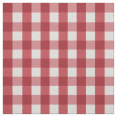 Red Farmhouse Gingham Kariert Checkered Pattern Stoff (Muster)