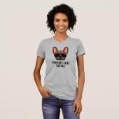 Red Fawn French Bulldog Frenchie Dog Mama T-Shirt (Vorne ganz)