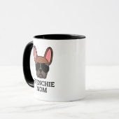 Red Fawn French Bulldog Frenchie Dog Mama Tasse (Vorderseite Links)