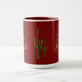 Red Feliz Navidad Cactus Tasse (Zentrum)