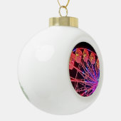 Red Ferris Keramik Kugel-Ornament (Links)