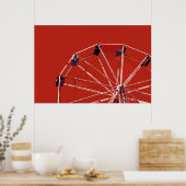 Red Ferris Wheel Poster (Küche)