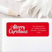 Red Festive Script Schriftart Einfach Frohe Weihna (Insitu)