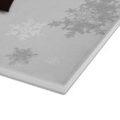 Red Festive Weihnachtsbaum Cutting Board Schneidebrett (Ecke)
